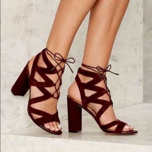 SAM EDELMAN YARDLEY SUEDE HEEL